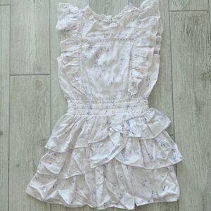 NWOT LoveShackFancy Girls Decker Lilac Floral Dress 7/8